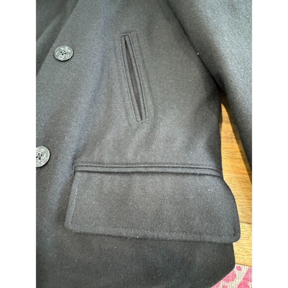 Men's Nautica Double-Breasted Wool Peacoat size large - Picture 14 of 16